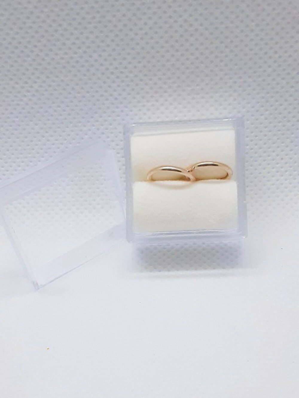 NEW 14kt yellow gold sweet baby girl hoop earrings - Picture 7 of 8